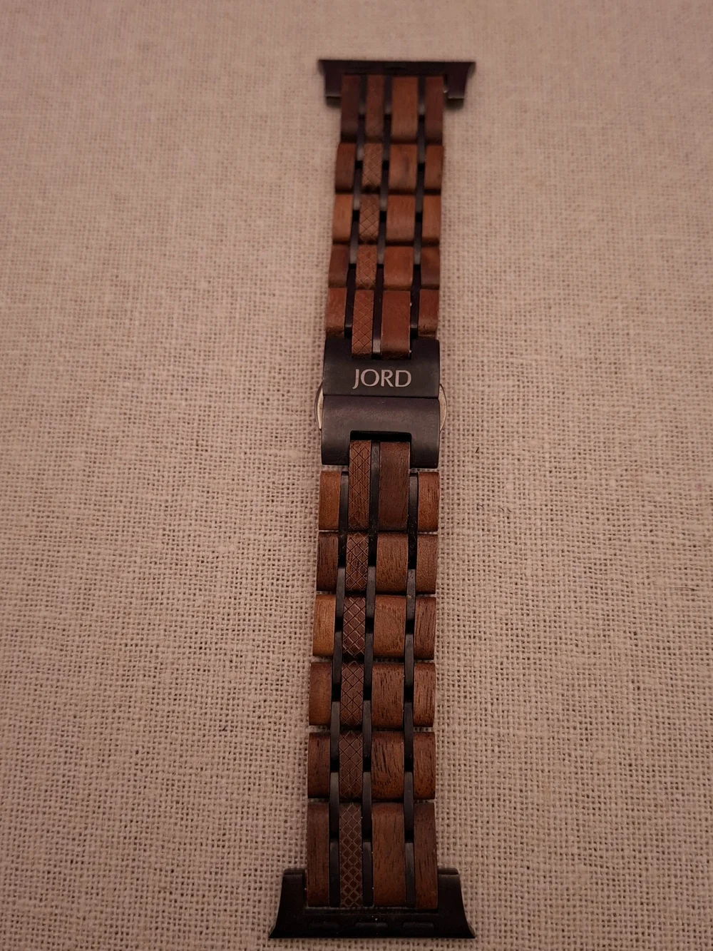 Jord Men's Wooden Link Apple Watch Band  in Brown
